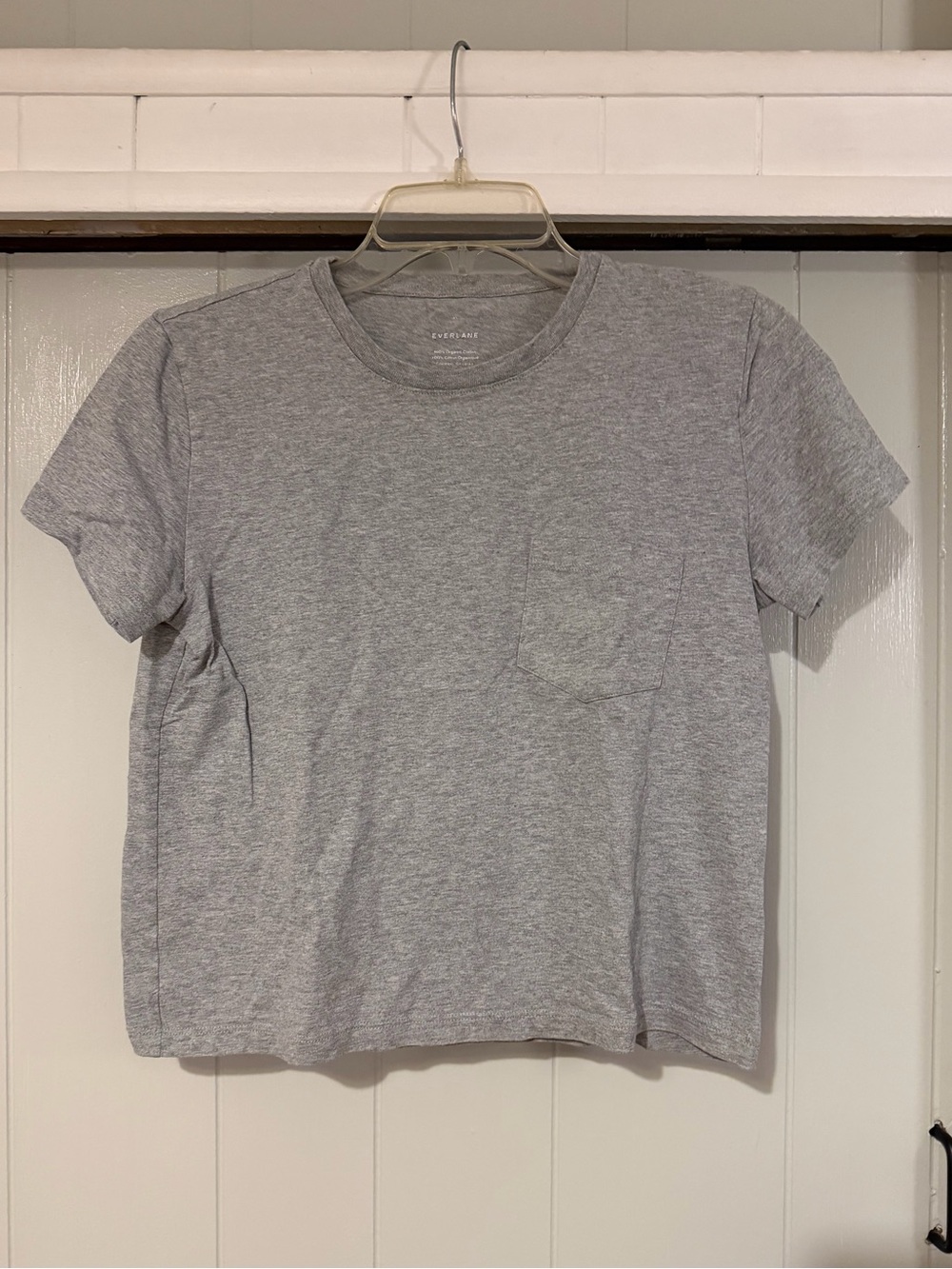 Everlane Light Heather Gray Crew Tee